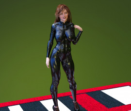 Картинка 3д+графика люди+ people фон взгляд девушка