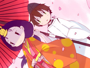 Картинка аниме hyouka персонажи школьники