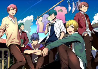 Картинка аниме osomatsu-san парни