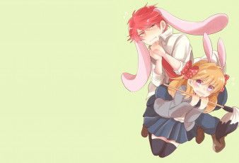 Картинка аниме gekkan+shoujo+nozaki-kun парень девушка