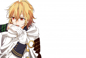 Картинка аниме owari+no+seraph hyakuya mikaela