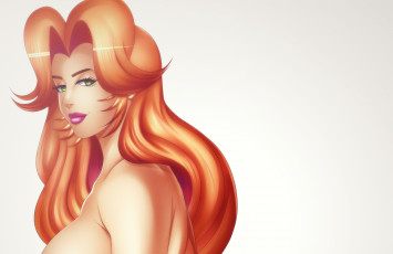 Картинка векторная+графика девушки+ girls фон взгляд девушка