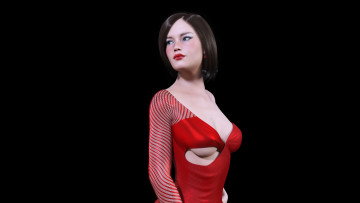 Картинка 3д+графика люди+ people фон взгляд девушка