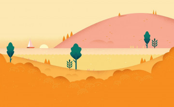 Картинка векторная+графика природа+ nature природа