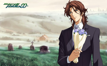 Картинка аниме mobile+suit+gundam парень взгляд фон