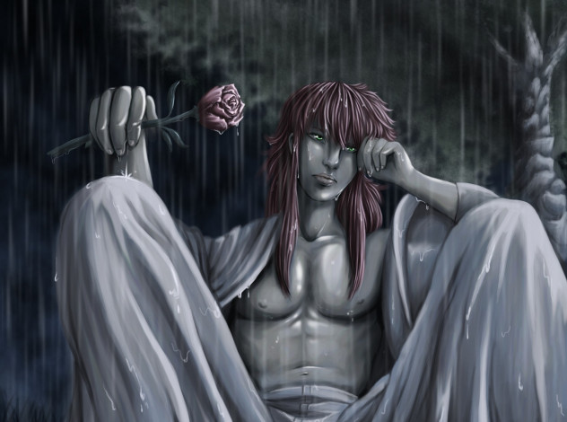 Обои картинки фото аниме, yu yu hakusho, kurama