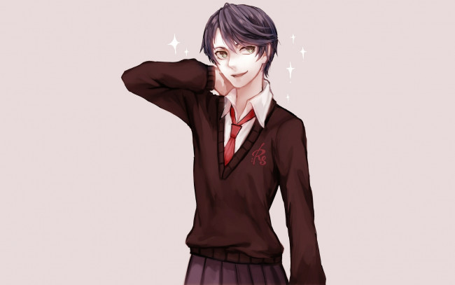 Обои картинки фото аниме, gekkan shoujo nozaki-kun, kashima, yuu