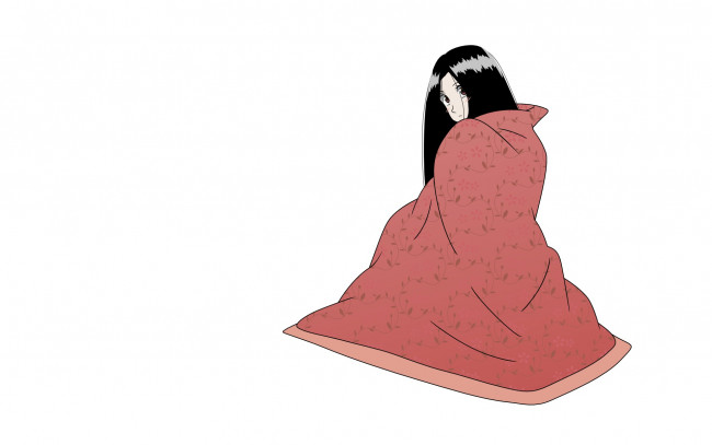 Обои картинки фото аниме, sayonara zetsubo sensei, девушка, взгляд, фон