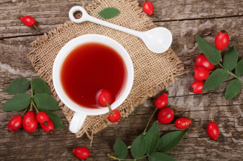 Картинка еда напитки +Чай чай чаепитие шиповник ложка