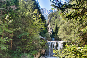 Картинка природа водопады простор