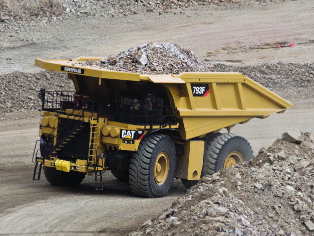 Обои картинки фото caterpillar 793f, техника, строительная техника, грузовик, авто