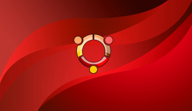 Обои картинки фото компьютеры, ubuntu linux, фон, логотип