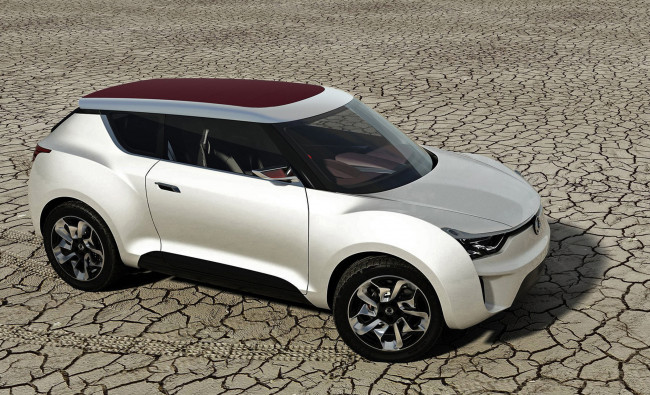 Обои картинки фото ssang yong xiv-2 concept 2012, автомобили, 3д, concept, ssang, yong, белый, xiv-2, 2012