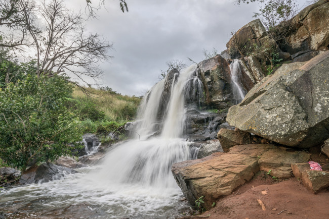 Обои картинки фото природа, водопады, простор