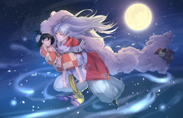 Картинка аниме inuyasha рин сешоумару