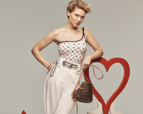 Картинка lea+seydoux девушки леа сейду фотосессия 2020 года французская киноактриса модель louis vuitton