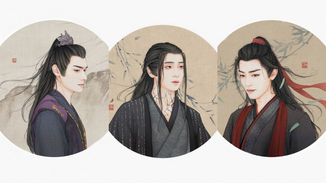 Обои картинки фото рисованное, кино,  мультфильмы, the, untamed, неукротимый, повелитель, чэньцин, мосян, тунсю, mo, dao, zu, shi, магистр, дьявольского, культа