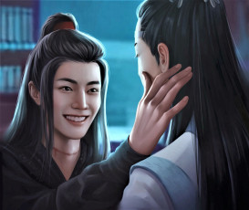 Картинка рисованное кино +мультфильмы вэй усянь лань ванцзы