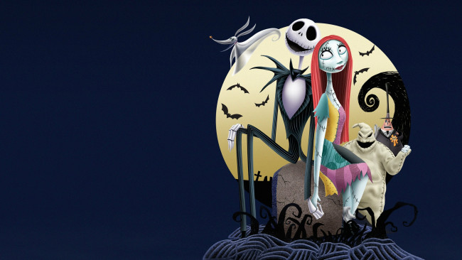 Обои картинки фото the nightmare before christmas , 1993, мультфильмы, the nightmare before christmas, кошмар, перед, рождеством, постер, мультфильм