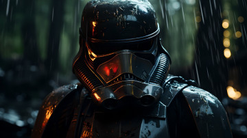 Картинка 3д+графика _science+fiction нейросети графика нейроарт ai art нейронные сети рисунки нейро искусство имперский штурмовик звездные войны star wars stormtrooper