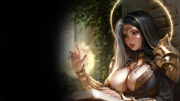 Картинка фэнтези маги +волшебники красивая девушка