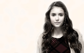 обоя девушки, nina dobrev, актриса, лицо, платье
