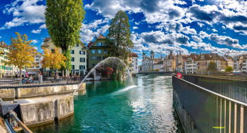 Картинка люцерн города люцерн+ швейцария набережная