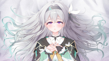 обоя аниме, honkai,  star rail, девушка