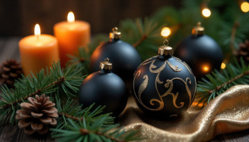 обоя праздничные, - разное , новый год, новогодняя