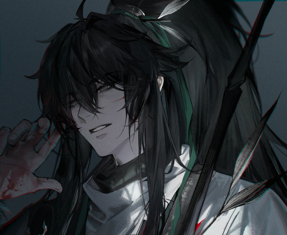 Обои картинки фото аниме, wuthering waves, парень