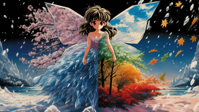 Обои картинки фото аниме, животные,  существа, нейросети, графика, нейроарт, ai, art, нейронные, сети, рисунки, нейро, искусство, нейрографика, graphics, neuroart, neural, networks, drawings, neuro, neurography