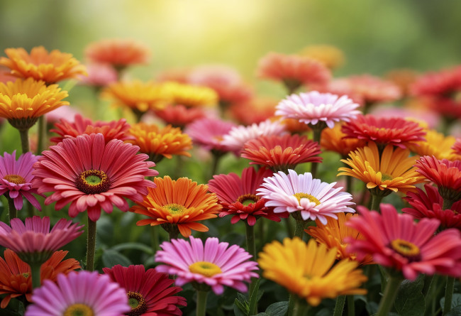 Обои картинки фото цветы, герберы