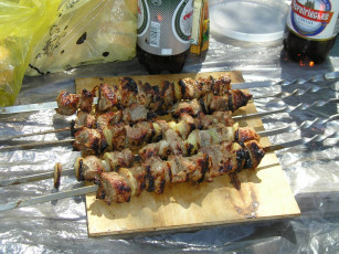 Картинка еда шашлык барбекю