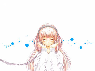 Картинка аниме headphones instrumental