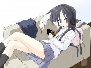 Картинка аниме headphones instrumental