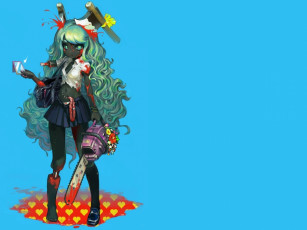 Картинка аниме weapon blood technology