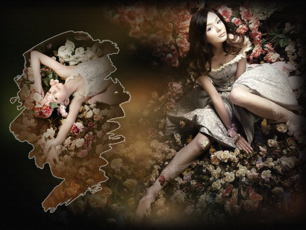 Обои картинки фото -Unsort Азиатки, девушки, unsort, азиатки