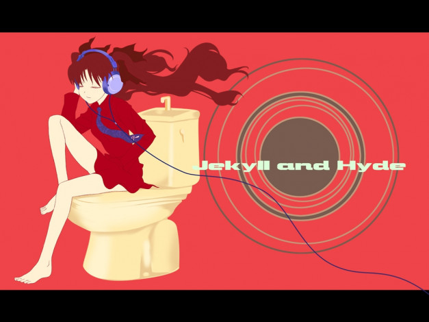 Обои картинки фото аниме, headphones, instrumental