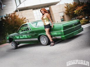 Картинка 1986 chevrolet el camino автомобили авто девушками lowrider