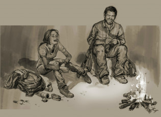 Картинка the last of us видео игры concept art
