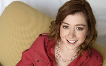 Картинка Alyson+Hannigan девушки   улыбка
