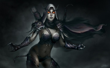 Картинка world of warcraft видео игры sylvanas windrunner сильвана ветрокрылая