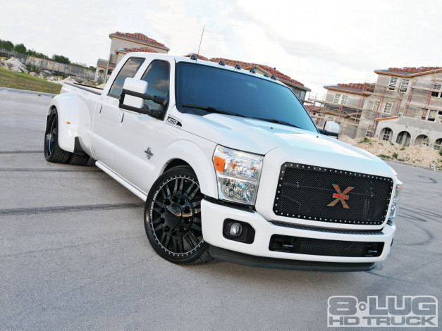 Обои картинки фото автомобили, custom, pick, up, angle