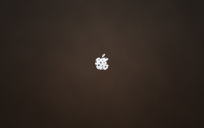 Обои картинки фото компьютеры, apple, логотип, яблоко