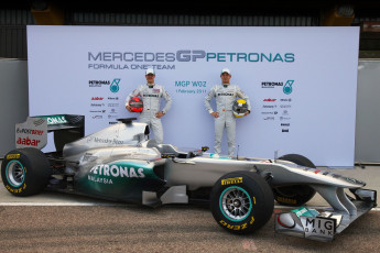 Картинка michael schumacher and nico rosberg спорт формула пилоты болид 1 чемпионат