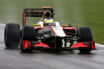 Картинка pedro de la rosa hrt спорт формула болид гонка чемпионат 1