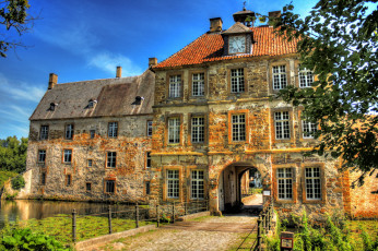 Картинка castle tatenhausen германия города дворцы замки крепости замок