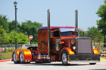 Картинка автомобили peterbilt truck