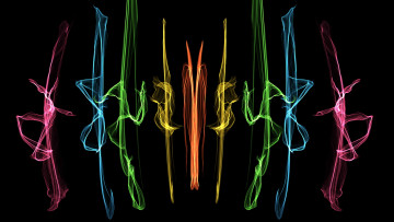 Картинка 3д графика abstract абстракции цвета узор