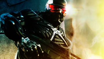 Картинка crysis2 видео игры crysis воин броня оружие